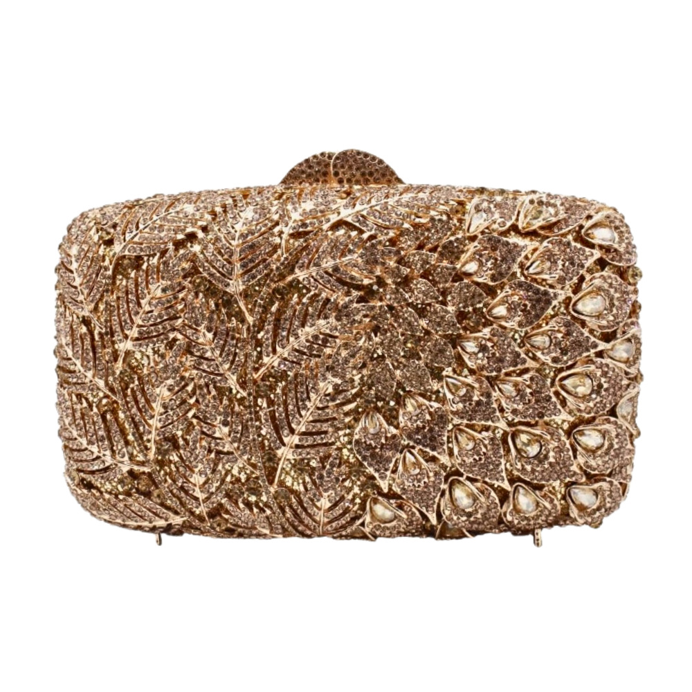 Europa y los Estados Unidos de nuevo coco de diamantes de agua de mano bolsas de banquete de diamantes bolsas de banquete de diamantes Crystal Clutch