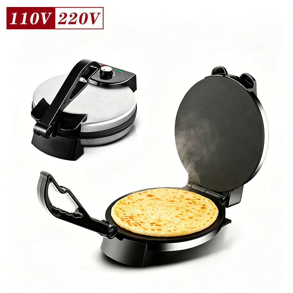 AQSh standartidagi transchegaraviy 110V pankek pishirgich, yupqa pankek pishirgich, prujinali pankek pishirgich, krep pishirgich, meksikalik burrito pishirgich, tortilla pishirgich, pizza pishirgich