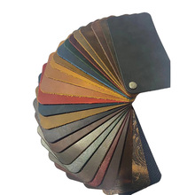 疯马皮 色卡复古牛皮头层牛皮油蜡皮树羔皮小牛皮马皮羊皮纯牛皮