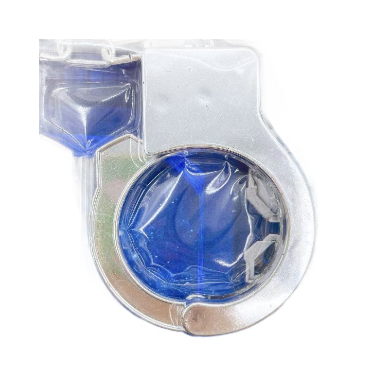 Juguetes para niños esposas de plástico plateado accesorios caseros simulación modelo de juego de rol juguetes al por mayor 2 yuanes