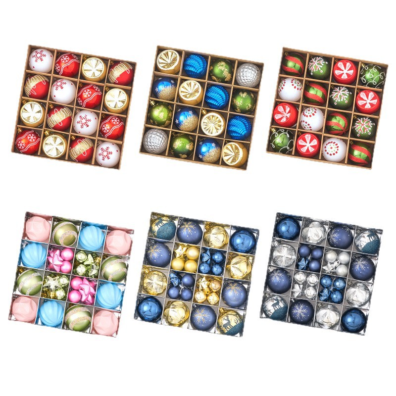 クロスボーダー新しいクリスマスボールクリスマスツリー装飾小さな塗装ボールペンダント 6 センチメートル電気メッキ特殊形状ペンダントボール|undefined