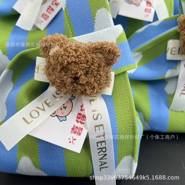 Hair band, bag, with little bears