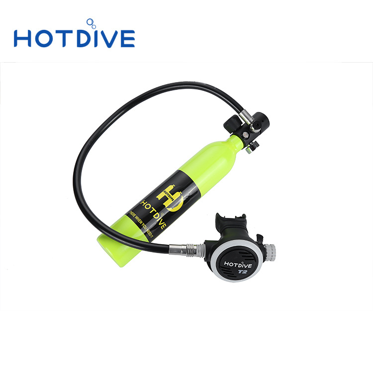 HOTDIVE respirador subacuático buceo pequeño cilindro de gas tanque de gas portátil conjunto completo profesional hogar Ministro de Relaciones Exteriores tiempo de natación