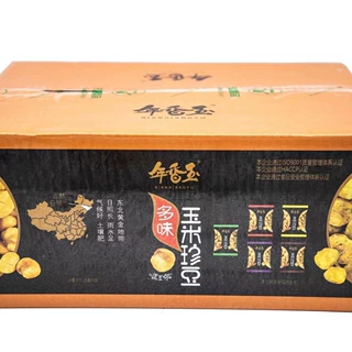 年香玉珍豆玉米豆一箱60小袋5种口味