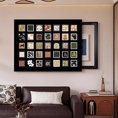 クロスボーダー電気メーター箱装飾画、写真からカスタムメイド、穴あけ不要、リビング玄関、中世風壁掛け画、電気メーター箱隠し画