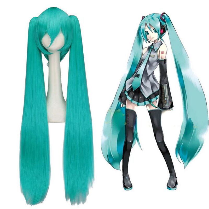 cosplay wig Vocaloid lake blue initial sound MIKU initial sound future wig animation manufacturers wholesale cosplay wig Vocaloid lake blue initial sound MIKU initial sound future wig animation manufacturers wholesale