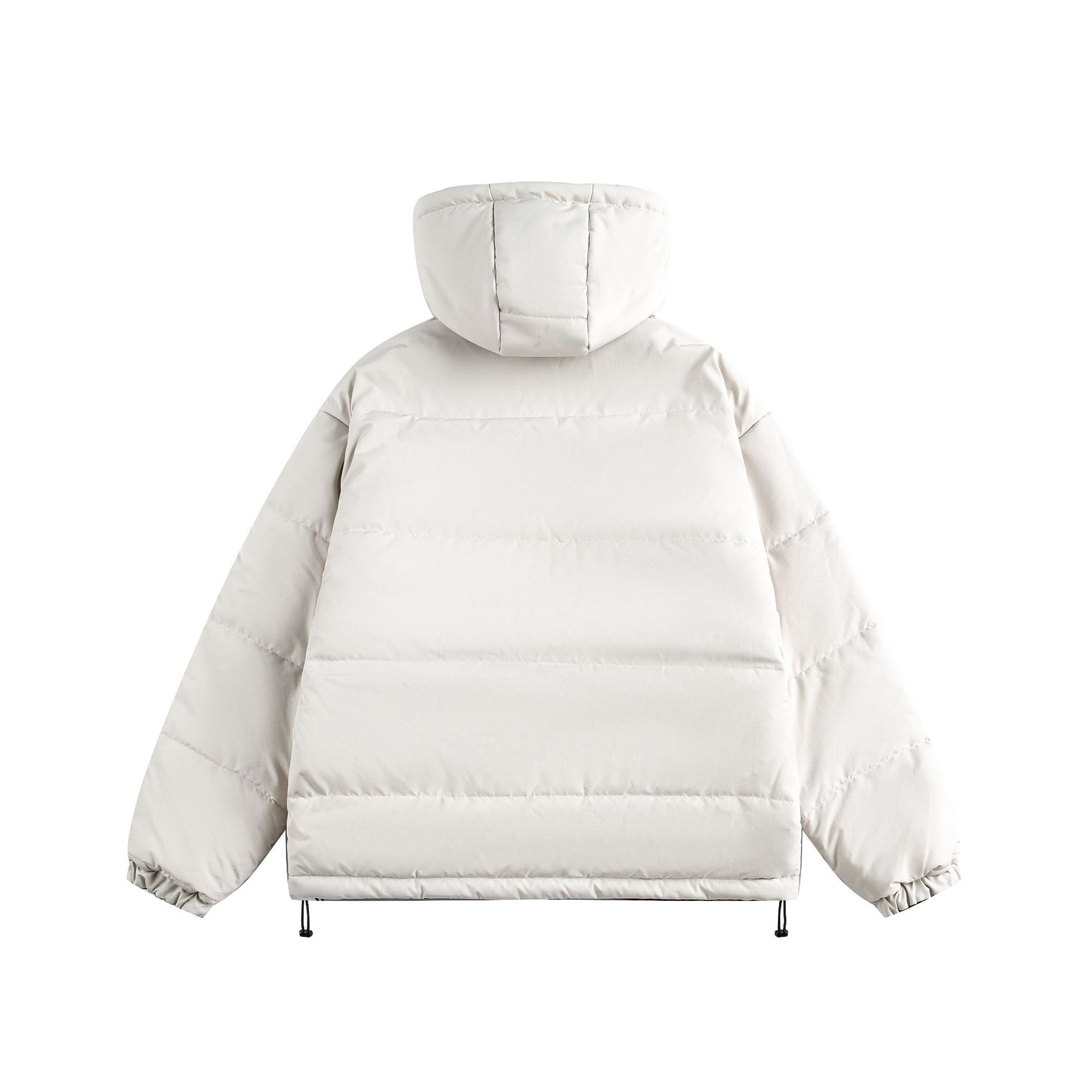 "Giacca unisex reversibile a quadri – Cappotto invernale oversize con cappuccio (fodera trapuntata, doppio uso, stampa a quadri vintage, tasche foderate in pile)"_voghion.com