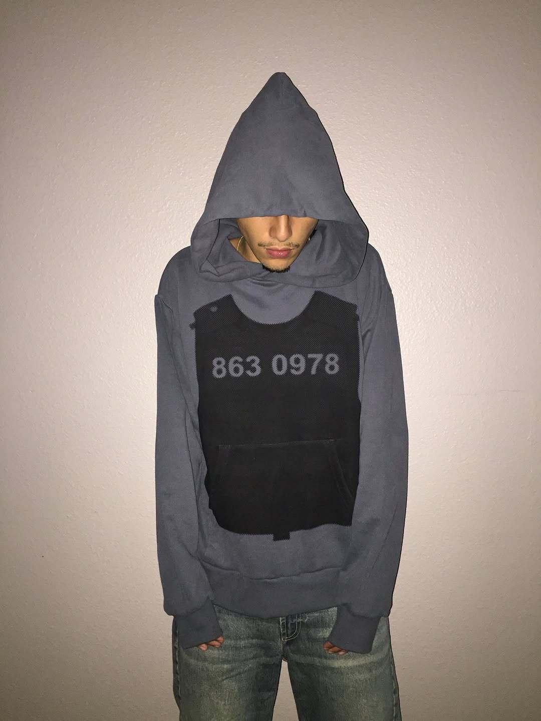 Men's Retro Hoodie With Graphic Print Long Sleeve Pullover_voghion.com