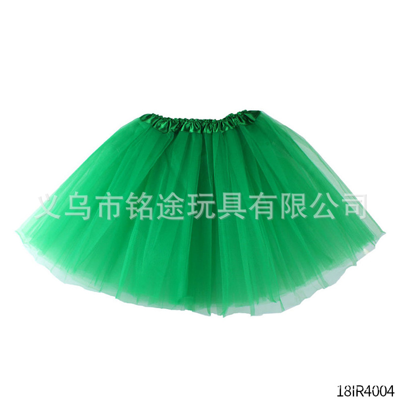 Amazon nuevo collar de trébol falda de gasa calcetines día de San Patricio collar suministros conjunto de festival de Irlanda