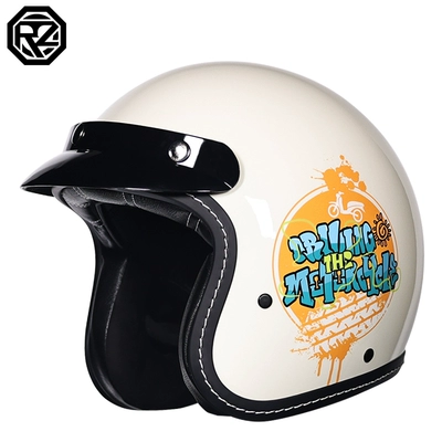 Motosiklet dəbilqələri | seasons can be equipped with Bluetooth - m-ivory-white-holiday-style