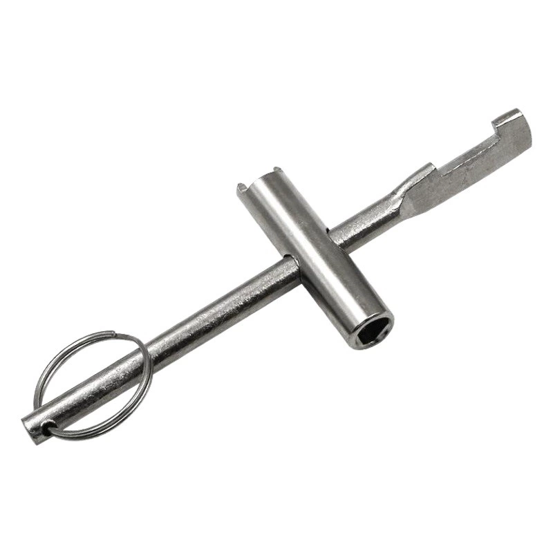 Счетчик водопроводной воды передний клапан дверной ключ внутренний треугольный ключ переключатель замок задвижка ключ оптом