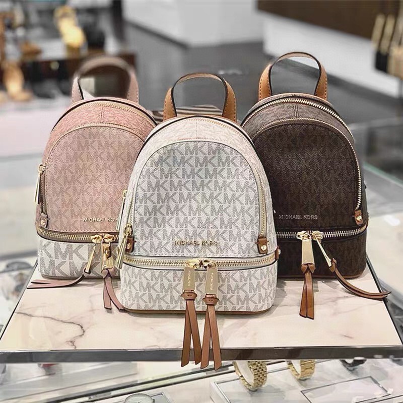 2024 New Mk Backpack Women's Bag School Bag Jaycee Casual Mini Bag Presbyopic Letter Casual Classic Bag 2024 New Mk Backpack Women's Bag School Bag Jaycee Casual Mini Bag Presbyopic Letter Casual Classic Bag