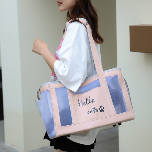 Cat Bag Pet Outing Portable Transparent Cat Crossbody Bag Portable Space Capsule Outing Shoulder Backpack Cat Supplies