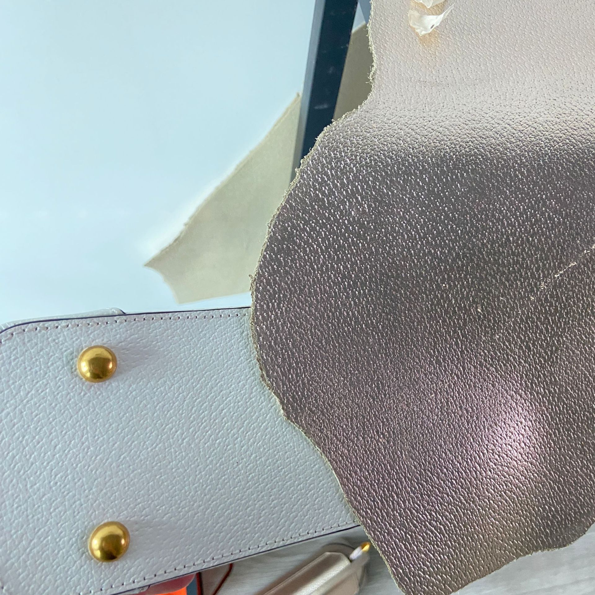 新款法棍包小众牛皮高级感单肩腋下真皮女包