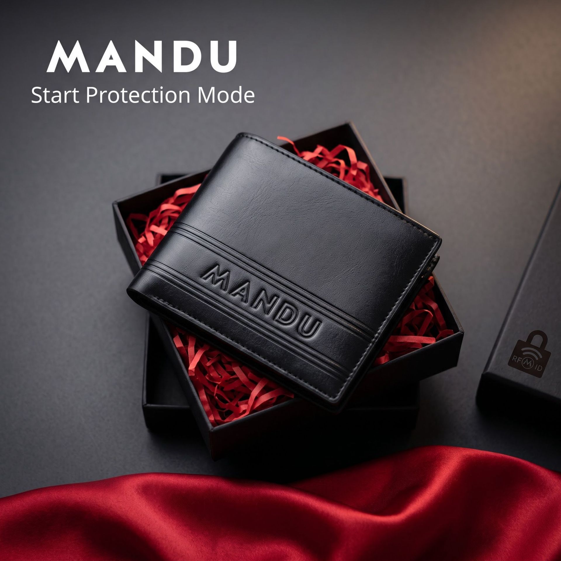 MANDU wholesale supply men's short fashion PU wallet 80% off horizontal new style wallet manufacturer wholesale wallet