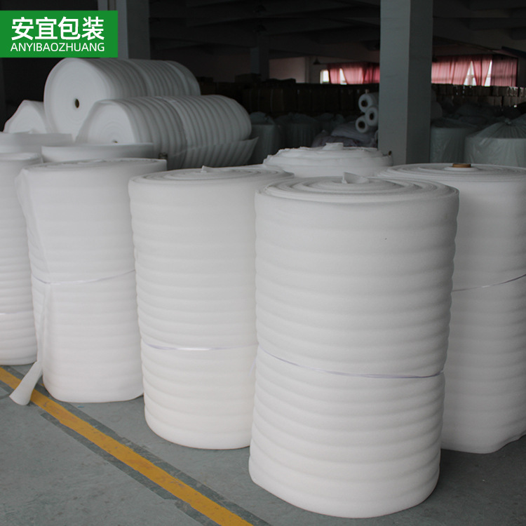 慈溪厂家EPE珍珠棉卷材泡棉泡沫卷防震防潮包装地板铺垫发泡膜