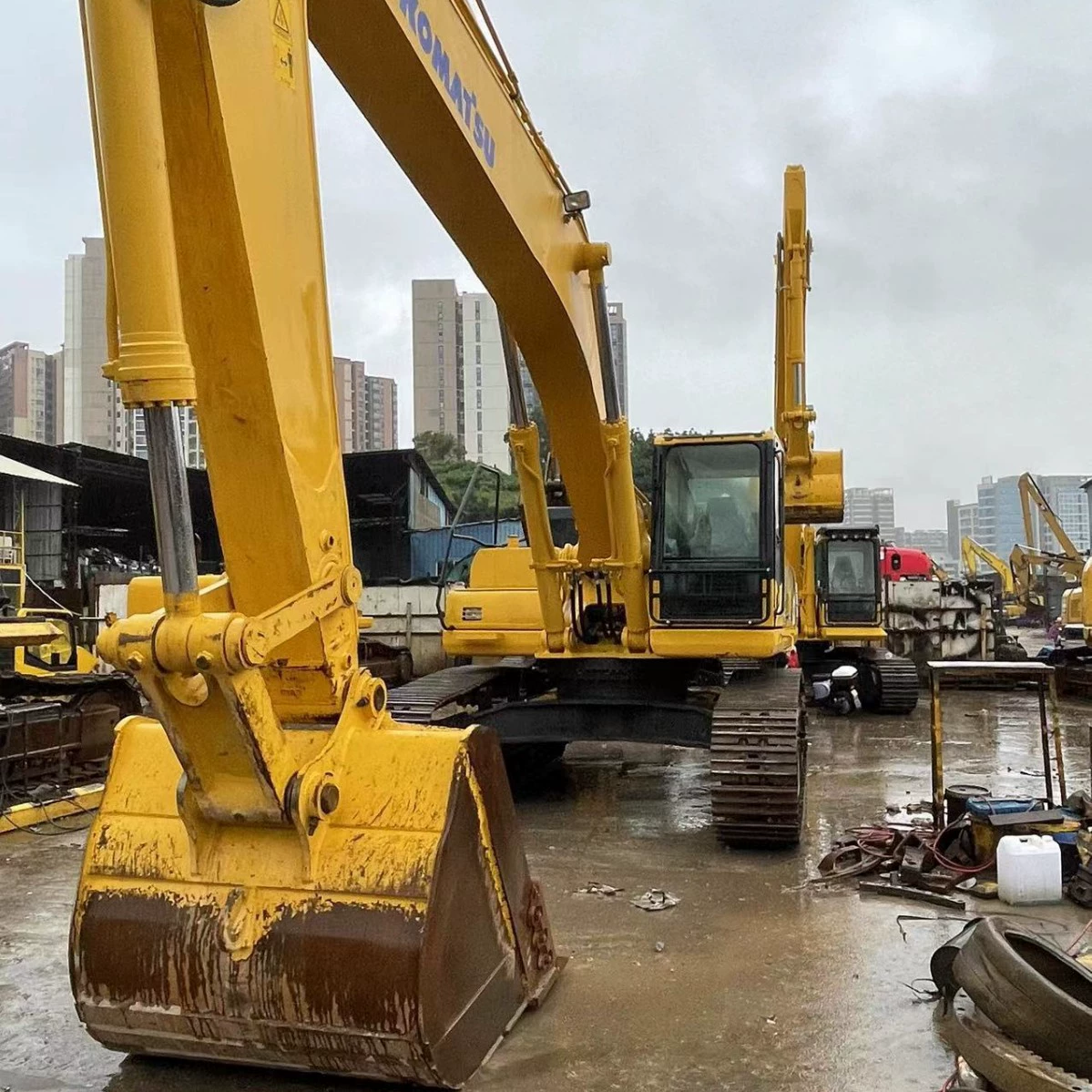 Экскаватор Komatsu PC400-8R, оригинальный б/у, 90% новый, Шанхай, большой экскаватор