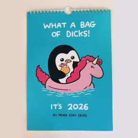跨境新品Funny Calendar For 2026年挂历风趣幽默直白坦诚的日历