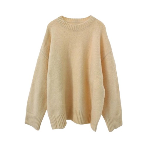 This year's popular best-selling women's autumn and winter new milk cute casual warm lazy style inner knitting sweater