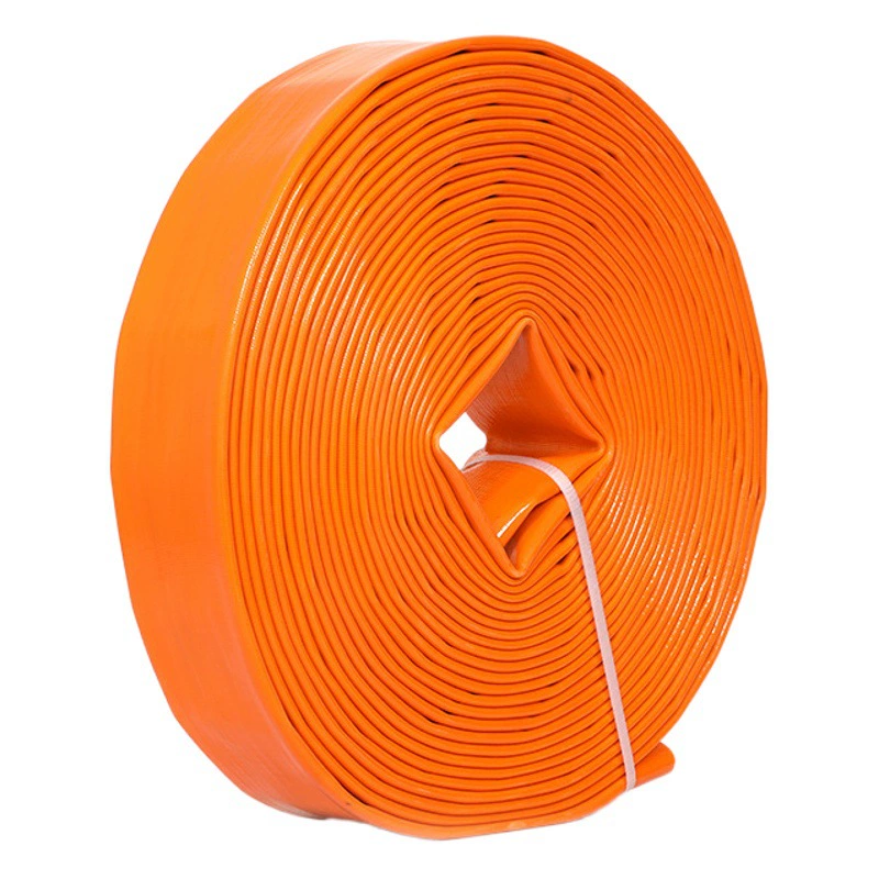 Сельскохозяйственный оросительный шланг из ПВХ, насосный шланг для бурового насоса, 2,5-дюймовый оранжевый зеленый поливочный шланг высокого давления с пластиковым покрытием