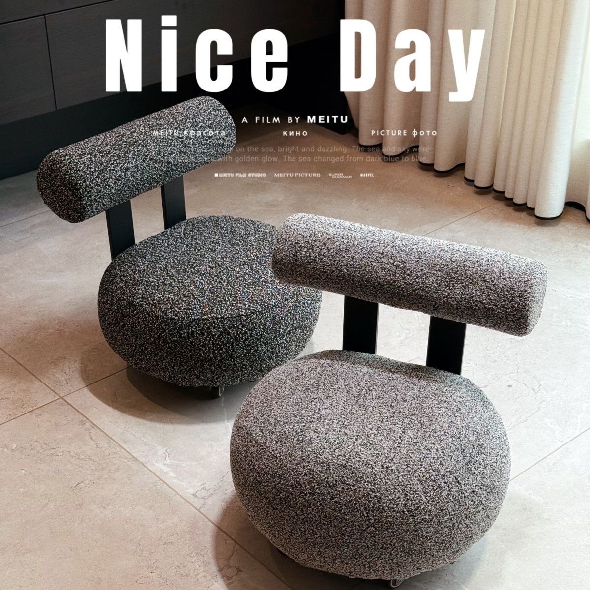 Lazy Internet Celebrity Sofa, Simple Modern Cream Style Chair, Living Room Hippo Sherpa Single Bedroom Sliding Sofa Chair