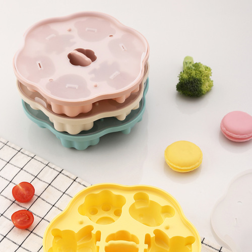 New complementary food baby baking tool cat claw silicone steamed pastry dessert mold infant household retortable silicone
