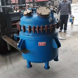 广州厂家供应反应釜搪玻璃反应釜1000L搪瓷电加热反应釜