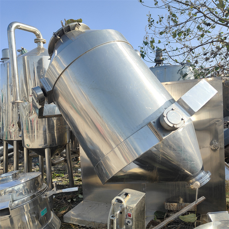 回收二手不锈钢三维混合机  化工式混合设备  翻转真空混料机