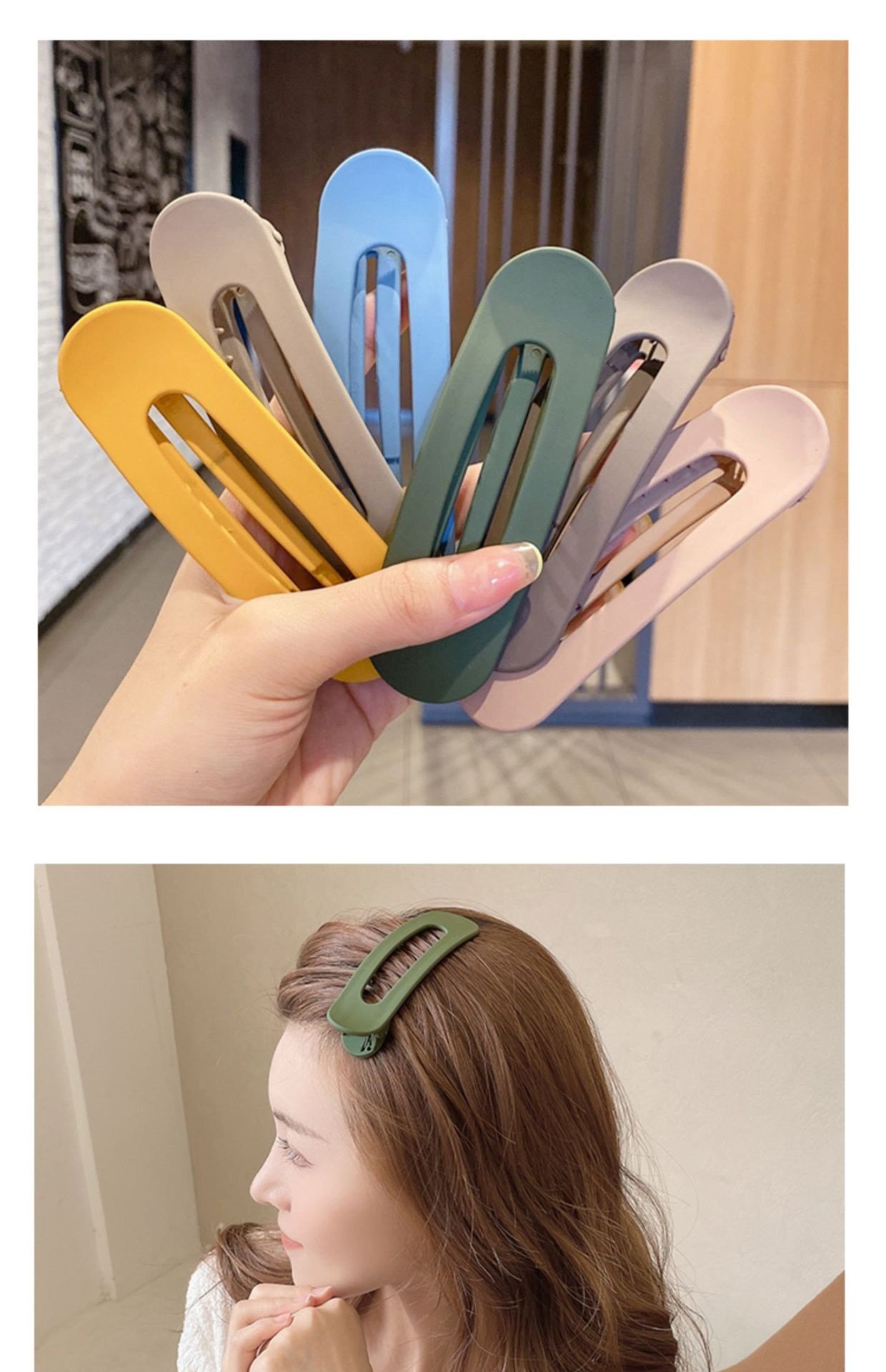 大号发夹女夹子刘海前额侧边发卡后脑勺抓夹一字夹头发头饰鸭嘴夹-阿里巴巴