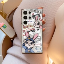 英文朱迪适用三星Galaxy S25卡通M51手机壳Samsung A73跨境note20