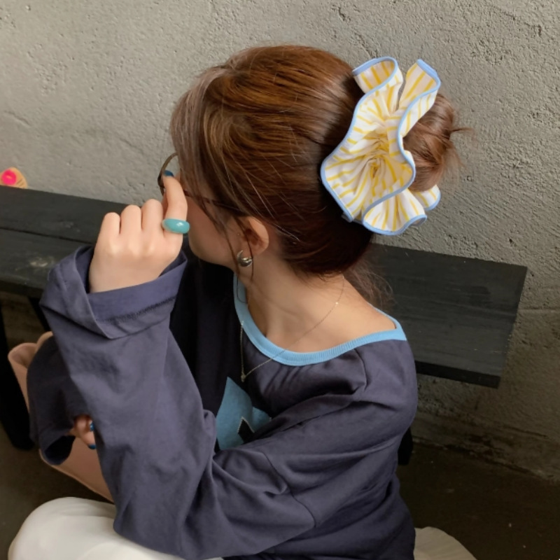 法式温柔大肠发圈女新款复古高端气质大肠圈护发高级感发饰头绳|undefined