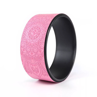 Wholesale Yoga Wheel for Shoulder Opening and Back Beauty, Fitness Ring for Backbend, Pilates Ring Auxiliary Wheel, Pu Cork Wheel Yoga Ring
