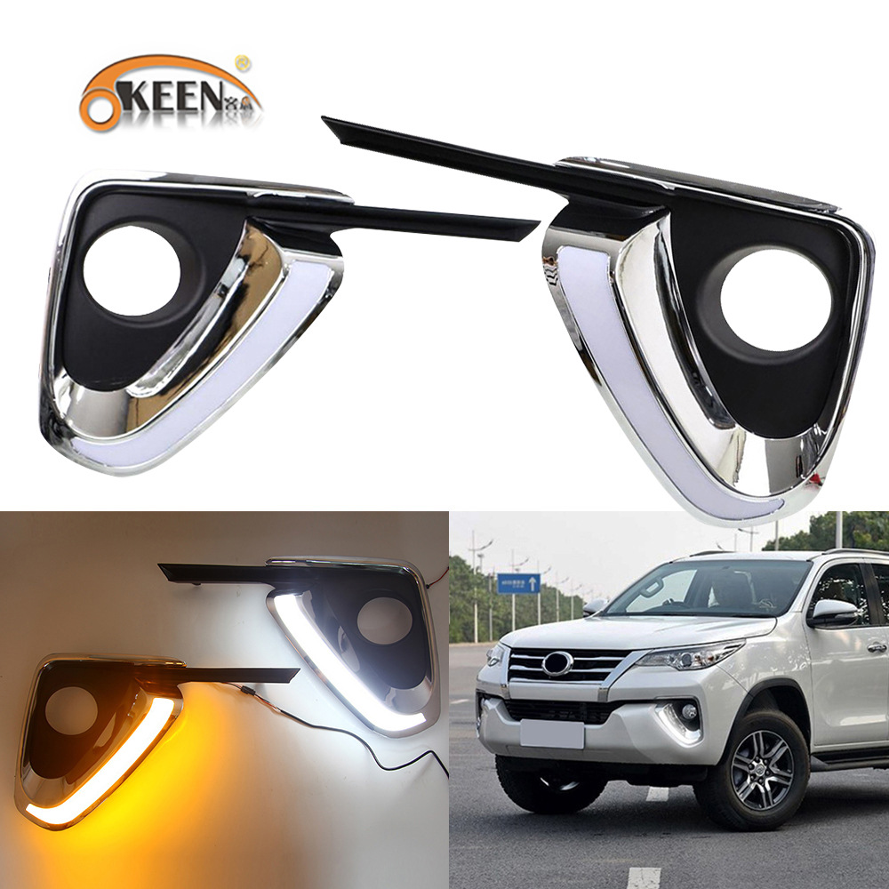 OKEEN for 15-20 Toyota runner fortuner daily light modified car special led turn light