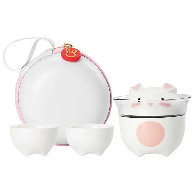 Handheld tea set for traveling, equipment for camping