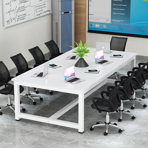 Meeting table, long table, minimalist public table, negotiation table, rectangular long table, simple training table, workbench