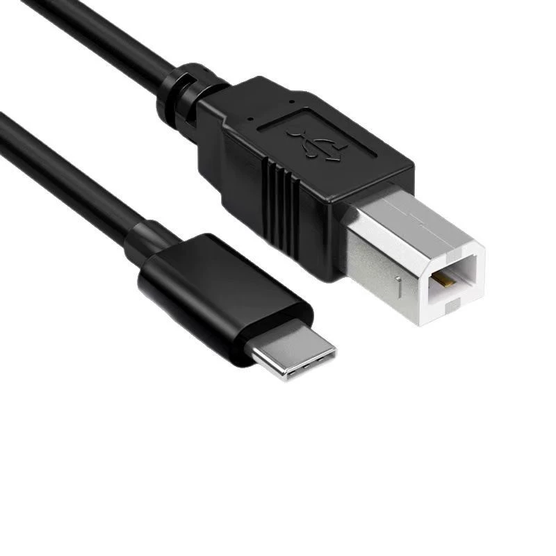 Медный кабель 2.0 Type-C для принтера, дата-кабель с разъёмом Type-C, квадратный порт для принтера, мобильный телефон