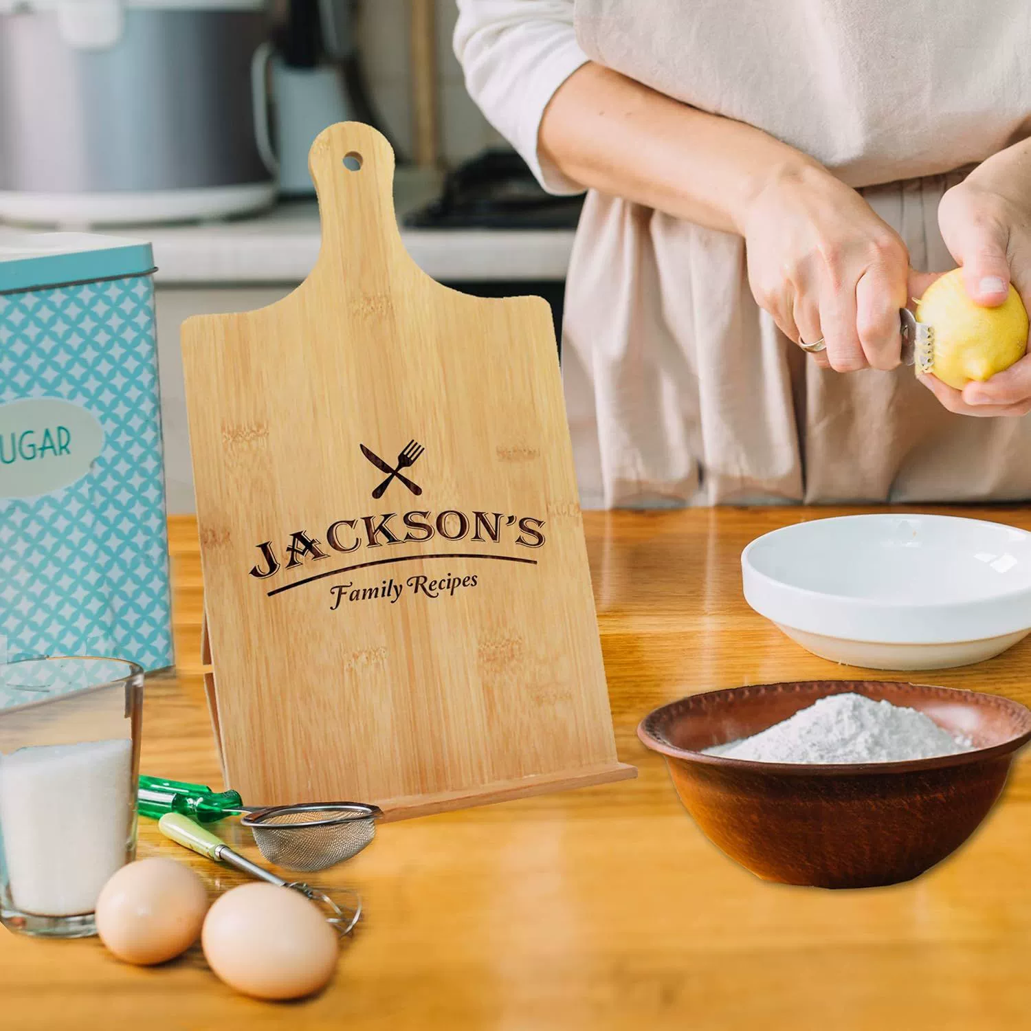 Деревянная подставка для рецептов настольная детская книжная полка для чтения Западный Ресторан меню подставка для рецептов Подставка для планшета