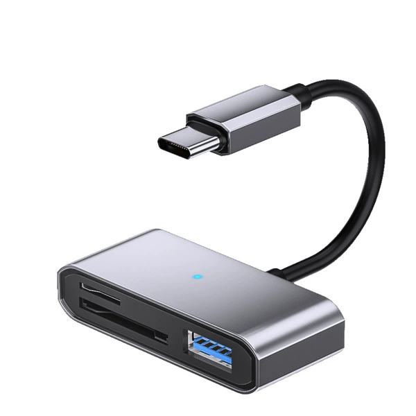 TYPE-C to sd/tf+USB OTG card reader adapter cable