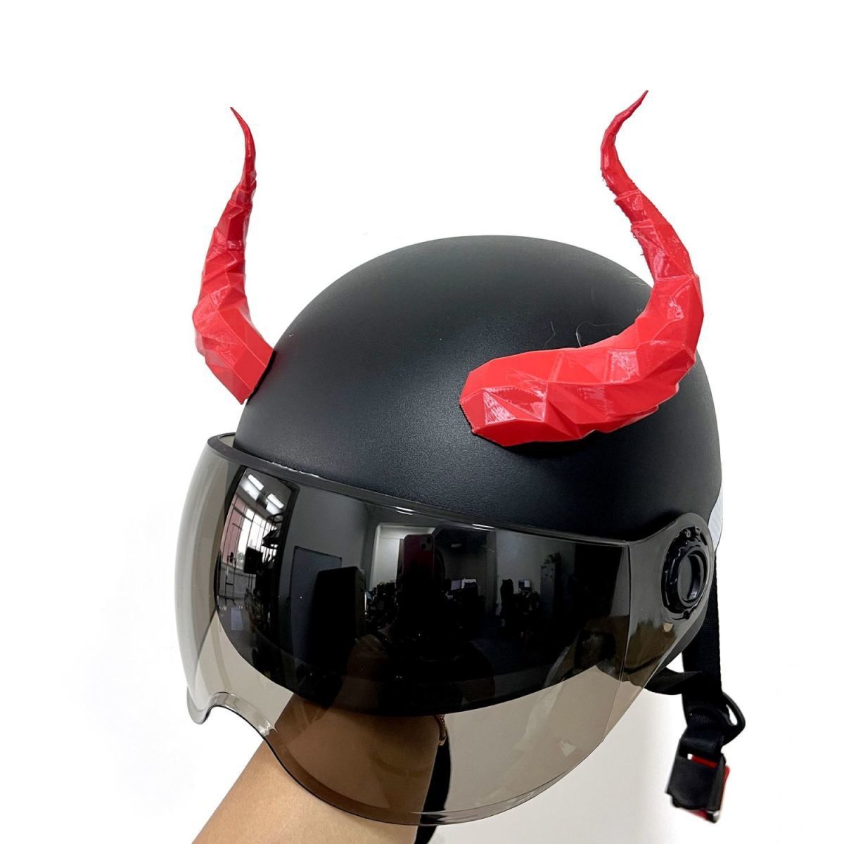 Original product helmet devil horn decoration modification accessories DIY gadget for motorcycles and electric vehicles, cool and unique