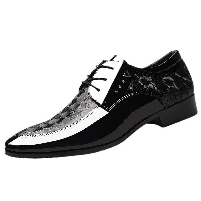 Men's autumn shoes for leather shoes, classic suit jacket, footwear English style, plus size, Korean style