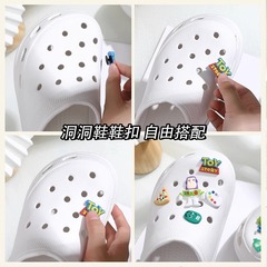 Crocs accessories shoe flower shoe buckle creative diy accessories decoration removable buckle accessories buckle slipper accessories