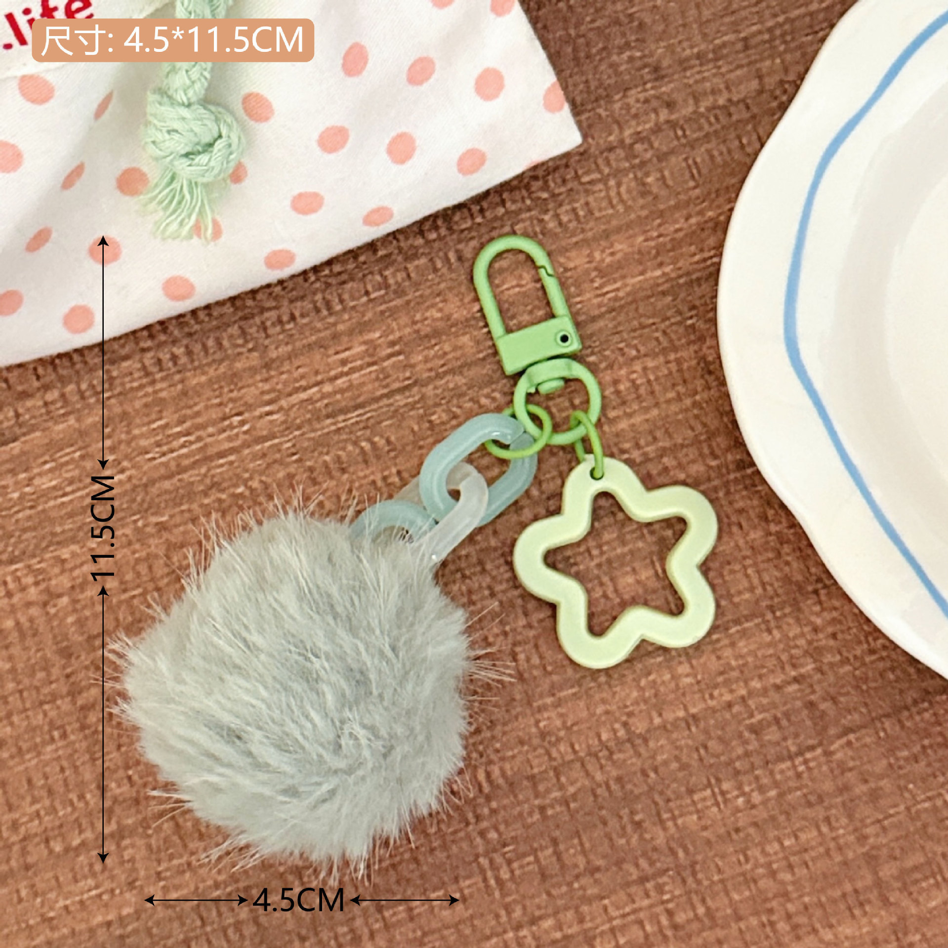 Creativo bolso de peluche muñeca colgante llavero de automóvil colgante universal chica corazón bolso de peluche colgante mayorista