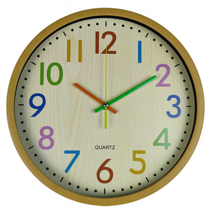 12Ӣ��30CM����yľ�y�o�����R�͏d�br�R���ʯӢwall clock