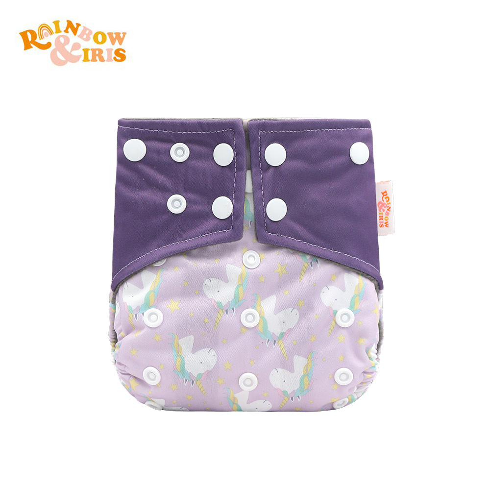 INS impresión digital de estilo occidental pañales de carbón de bambú pantalones de entrenamiento de fugas a prueba de agua anti-lado transfronterizo en stock pañal de tela