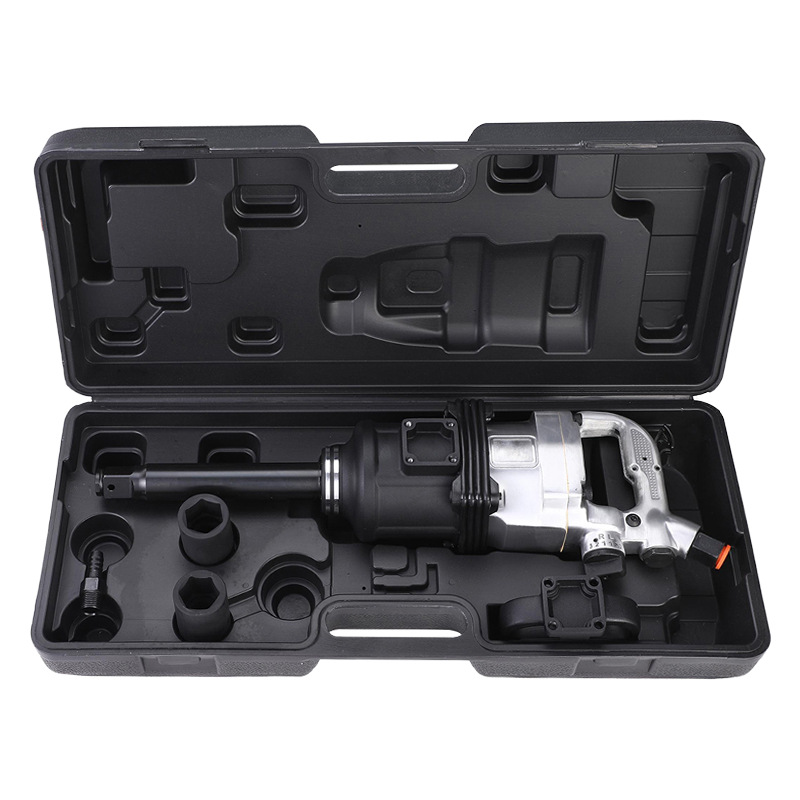 Cañón de viento grande neumático de WF-030KIT transfronterizo personalizado 2180Nm herramienta neumática de gran torque gatillo de reparación de automóviles de 1 pulgada