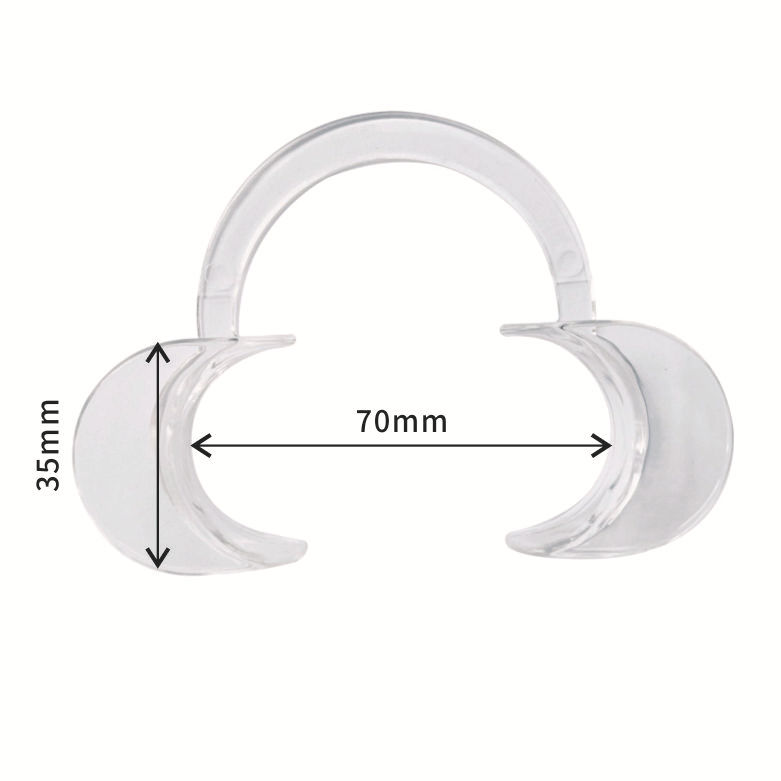 Modelo dental transfronterizo tipo C, accesorios para abrir la boca, color blanco pequeño, mediano y grande, se puede esterilizar a alta temperatura y desechable