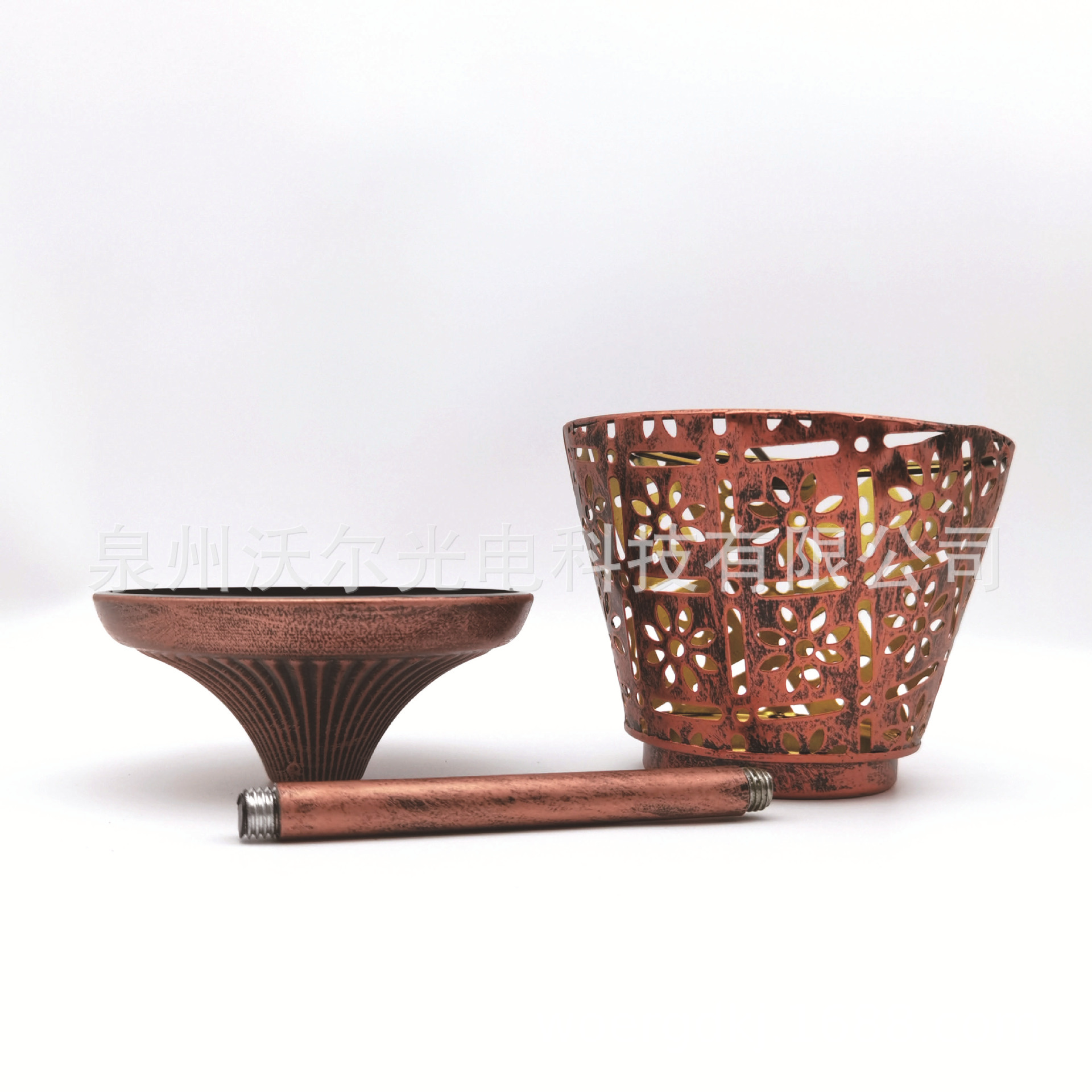 热销 亚马逊跨境LED 镂空太阳能灯草坪灯 花园庭院装饰景观灯台灯