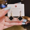 Silver needle, fashionable earrings, silver 925 sample, internet celebrity