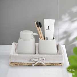 仿草编织收纳筐杂物玩具钥匙收纳篮化妆品收纳盒桌面零食茶几收纳