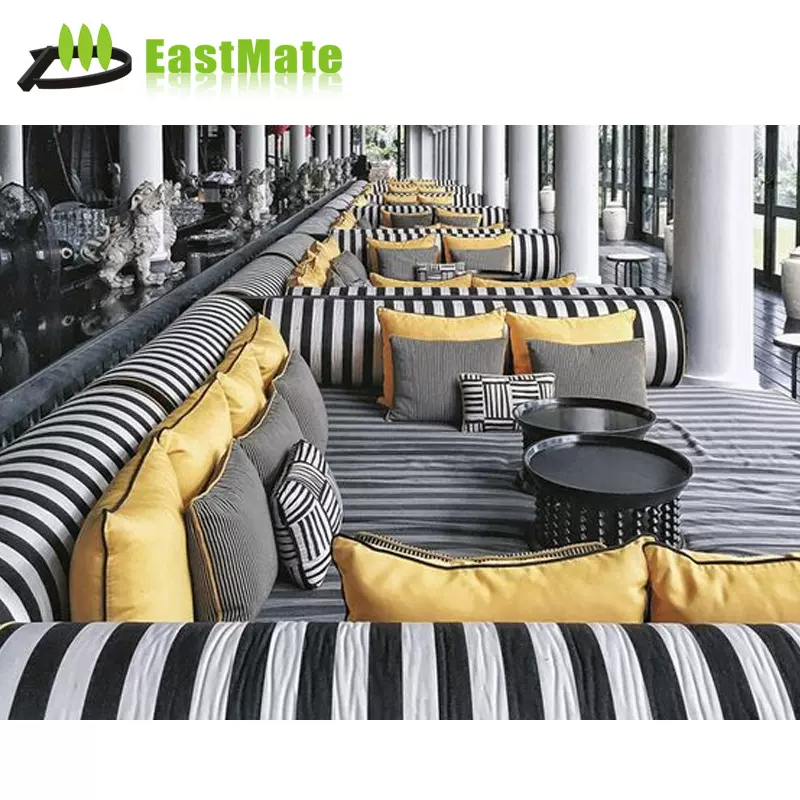 酒店沙发生产厂家 大堂休闲区组合沙发 酒店家具工程定制